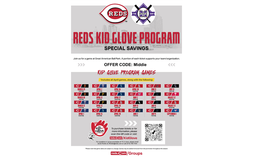 Reds Kids Glove Games