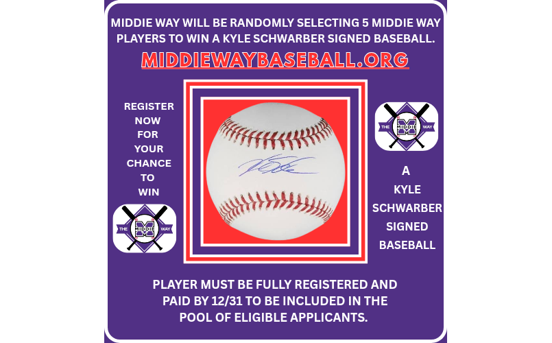 Signed Kyle Schwarber Baseball